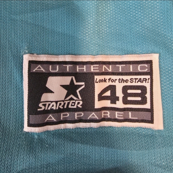 Vintage Starter Vancouver Grizzlies Reversible Jersey 48 XL Teal NBA - Picture 3 of 6